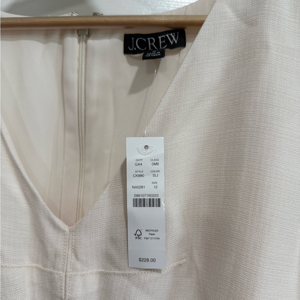 J. Crew Ivory Midi Dress - Picture 4 of 7